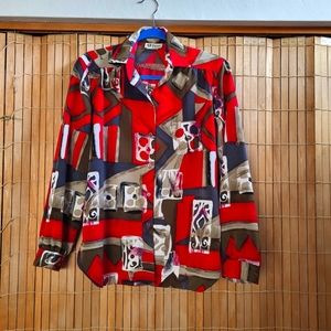 Gorgeous Women's button down blouse, Size Small